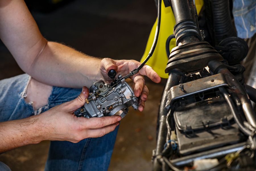 Réglage fin d'un moteur de moto